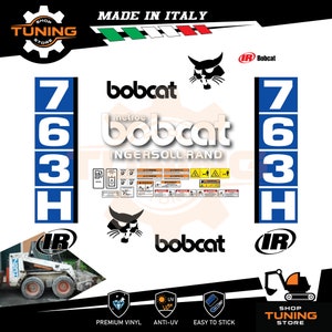 Kit Adesivi compatibile Bob Cat Pala 763H