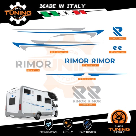 Kit Adesivi Camper Decalcomania Rimor new DECAL -  Italia