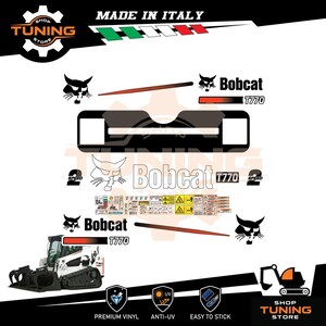Kit Adesivi compatibile BobCat Pala t770 m t770 m2 870 m t870 m2
