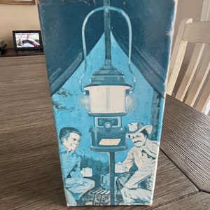 Avon Coleman Lantern, Vintage Avon Mens Cologne Lantern in Box, Coleman Cologne Empty Lantern Bottle