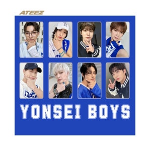Cartes photo Ateez « Yonsei Boys » [non officielles]