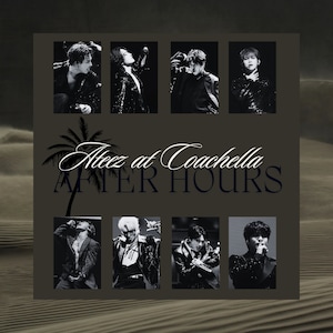 Cartes photo Ateez « After Hours in Coachella » [non officielles]