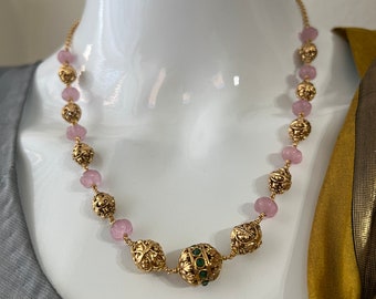 Long 2024 gold beads