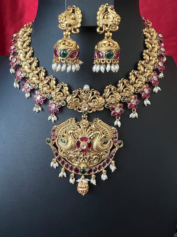 Antique jadau jewellery discount