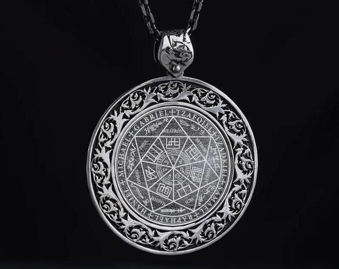 Buy Seven Archangels Seal Amulet Talisman Necklace Pendant Jewelry Online In India - Foto 5