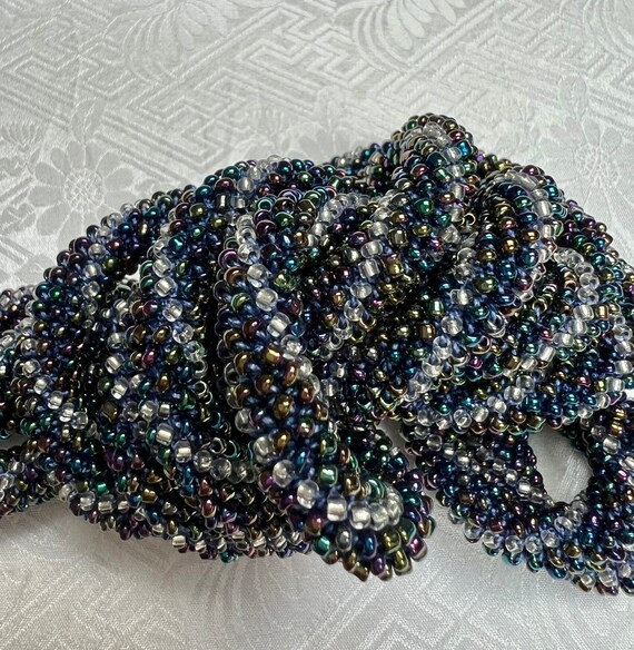 Beads Cord, Gorgeous Beads Obijime, No Tassel Obi… - image 2