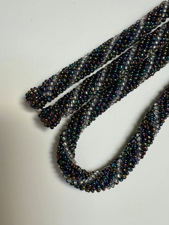 Beads Cord, Gorgeous Beads Obijime, No Tassel Obi… - image 3