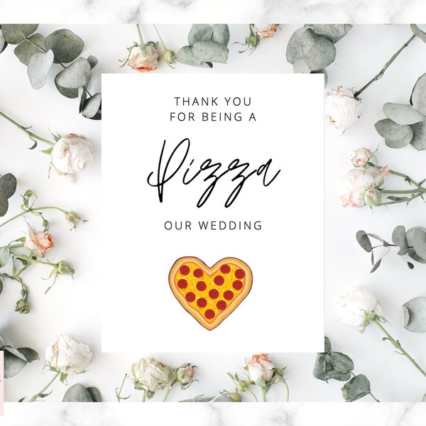 Pizza Wedding Sign Etsy