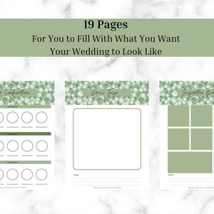 175 Page Wedding Planner Printable | Printable Wedding Kit | Wedding Binder | Wedding Planning ...