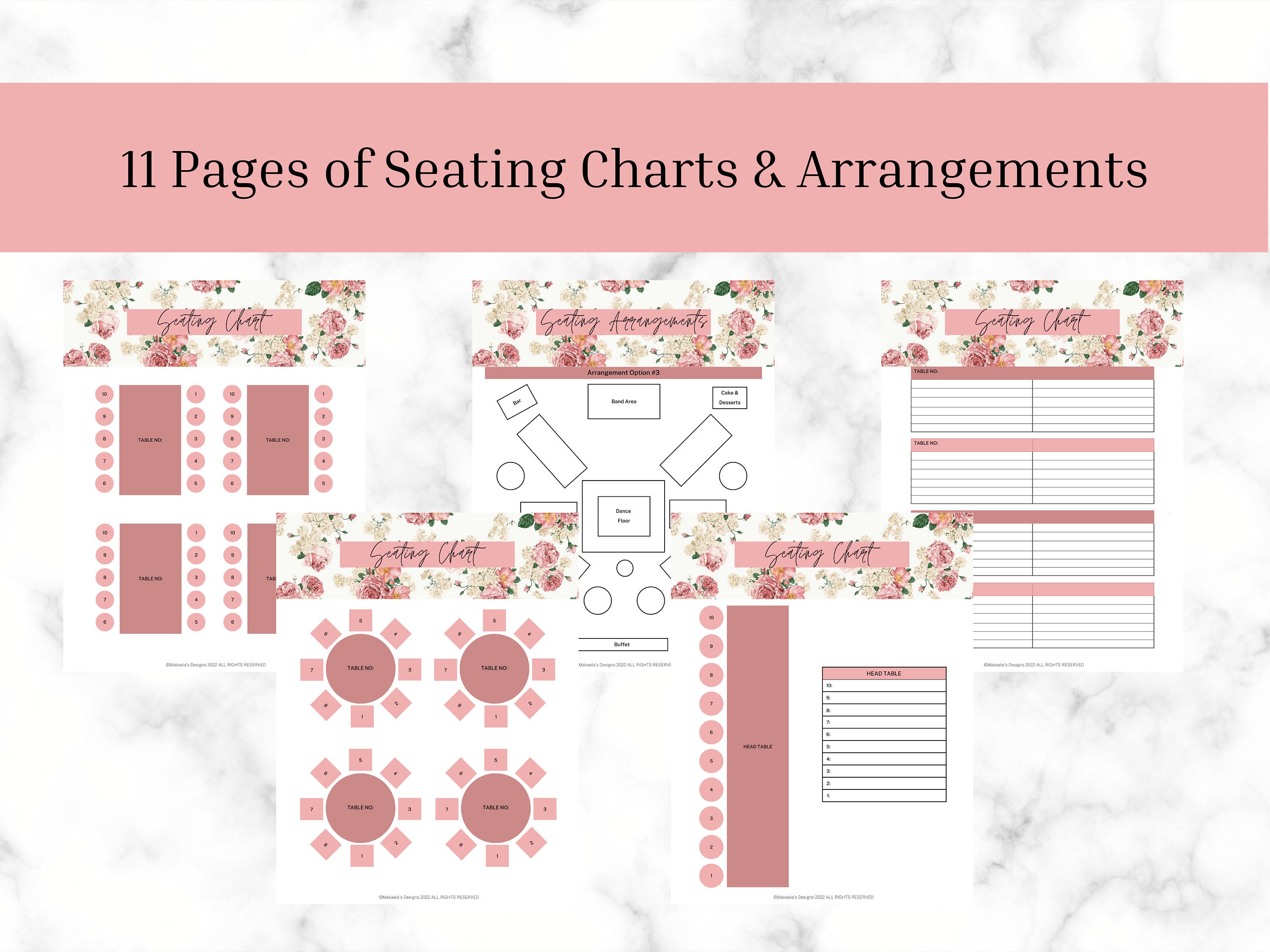 175 Page Wedding Planner Printable | Printable Wedding Kit | Wedding Binder | Wedding Planning ...