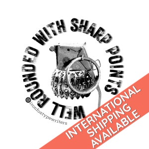 IBM Type Element "Well Rounded with Sharp Points"  4x4 Round Vinyl Sticker