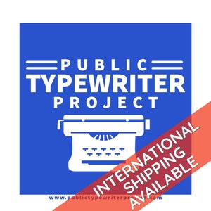 The Public Typewriter Project - Vinyl Stickers