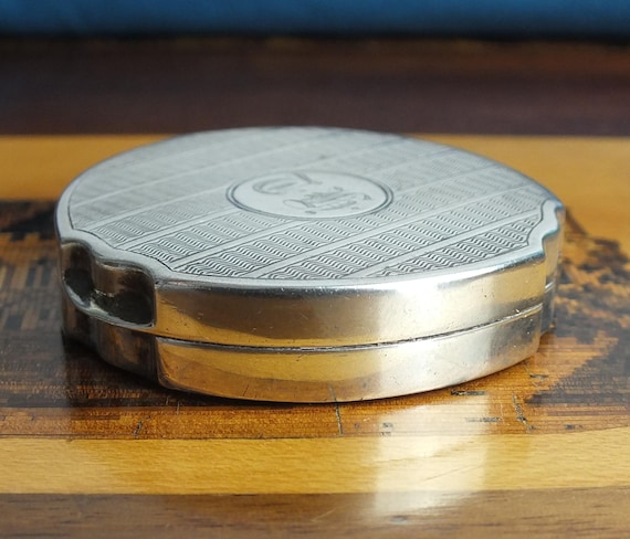 Fine Art Deco Solid Silver Engine Turned Engraved… - image 7