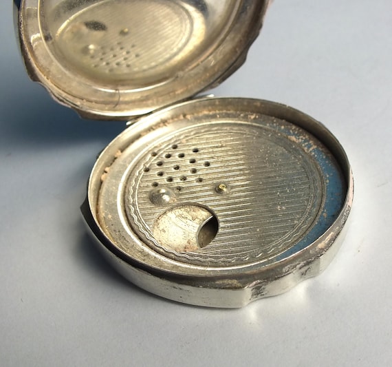 Fine Art Deco Solid Silver Engine Turned Engraved… - image 9