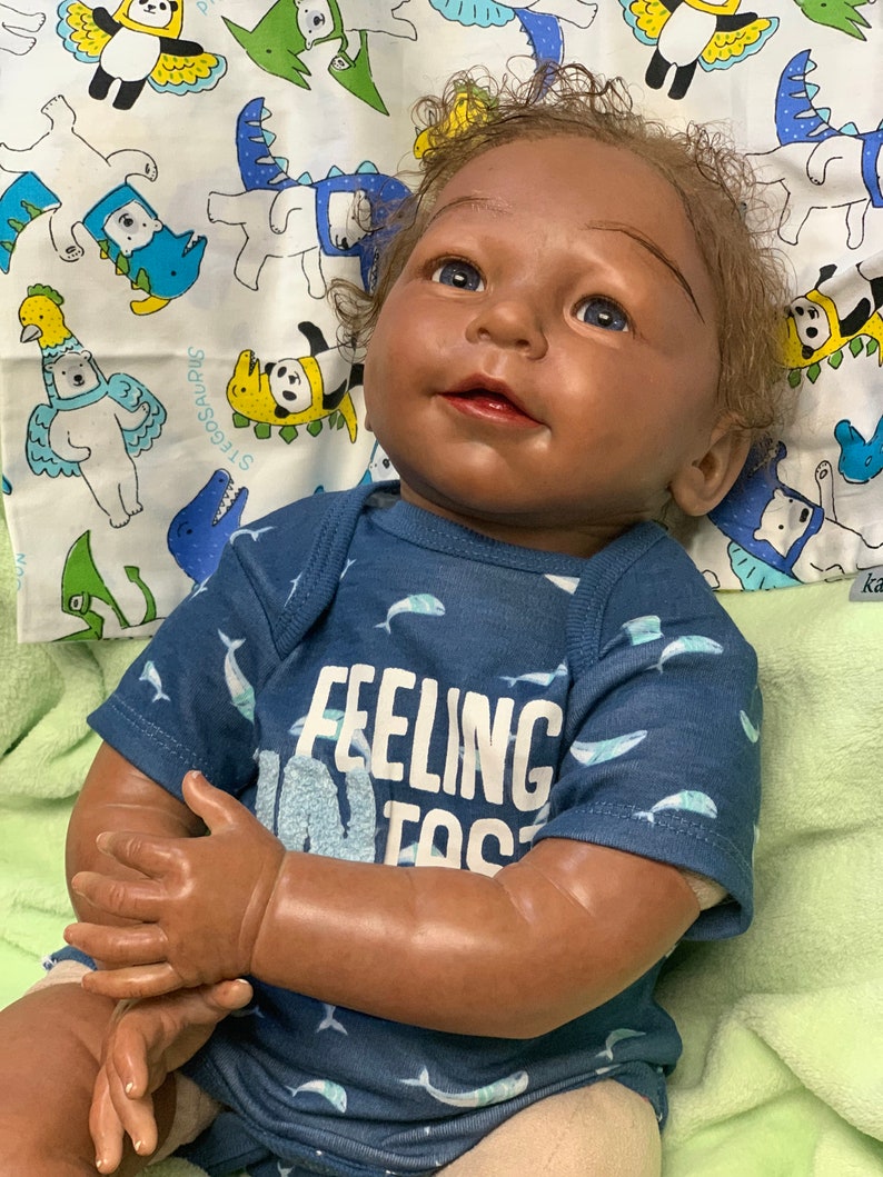 Beautiful Reborn Boy W/ Blue Eyes Etsy