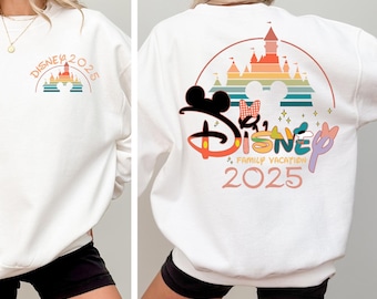 Disney 2025 Shirt, Family Vacation Shirt, Disney Trip 2025 Shirt, Mickey Shirt, Disney Magic Castle Shirt, Disney Family Matching Shirts