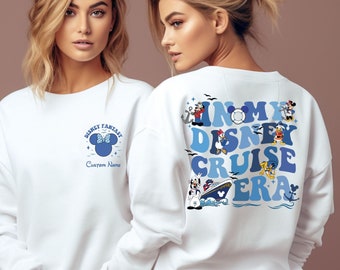 Personalized Mickey & Friends In My Cruise Era T-Shirt, Disney Family Cruise Sweatshirt, Mickey Cruise Shirt, Custom In My Disney Era Shirt
