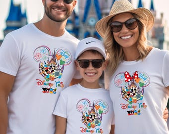 Camiseta "El mejor día de Disney", camiseta "Viaje a Disney 2026", camiseta familiar a juego "Disneyland 2026", camiseta de Mickey y Minnie, camiseta "Viaje familiar a Disney"