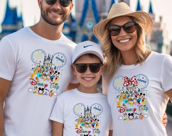 Camiseta de viaje familiar a Disney 2026, camisetas personalizadas de viaje a Disney, camisetas de Disneyworld, camisetas de vacaciones en Disney, camisetas de viaje familiar a juego de Disney