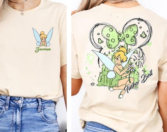 Camiseta personalizada de Campanilla, suéter de Campanilla de Disney, camiseta mágica de hadas, camiseta de viaje de Disney para niñas, camiseta de Campanilla, camiseta de vacaciones en Disneyland