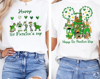 Toy Story St Patrick's Day Shirt, Disney Patrick's Shirt, Disney Jessie Woody Lucky Shirt, Toy Story Happy St Patrick's Day Shirt
