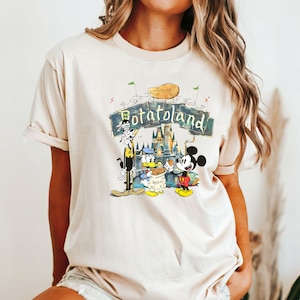Potatoland Shirt, Mickey and Friends Disney Potatoland Shirt, Vintage Mickey Goofy Donald Welcome To Potatoland T-Shirt, Disney Castle Shirt