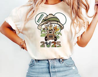 Vintage Disney Animal Kingdom Shirt, Disney Mickey Safari Sweatshirt, Disney Mickey And Friends Safari Shirt, Disney Family Matching Shirt