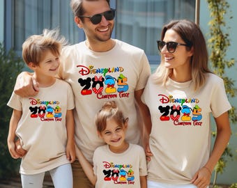 Custom Disney Trip 2025 Shirt, Disney Shirts, Disney 2025 Family Vacation Shirts, Disneyland Family Trip Shirt, Disney Matching Shirts