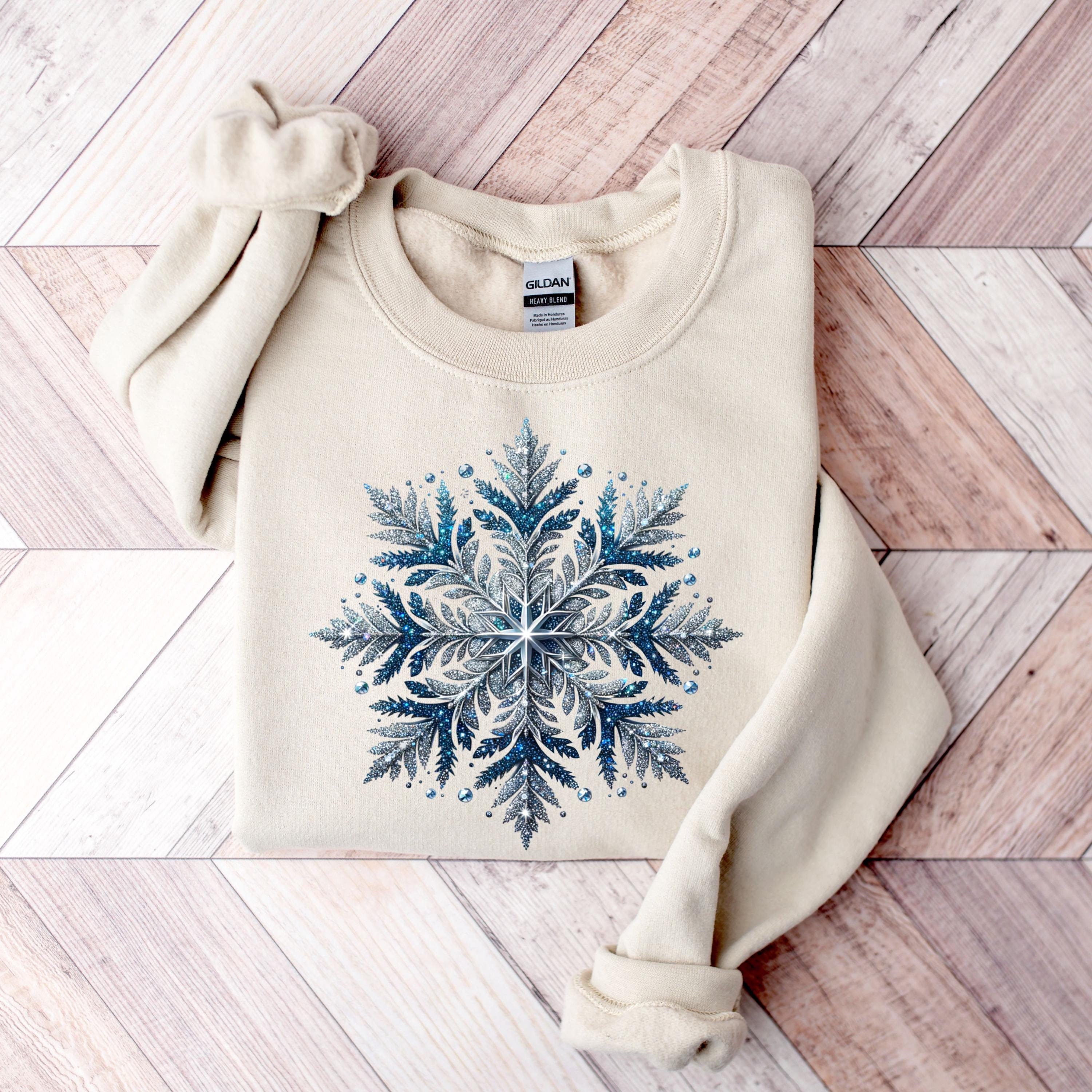 コリアグランドセール 2025 Snowflake Sweat Shirt - Etsy トップス