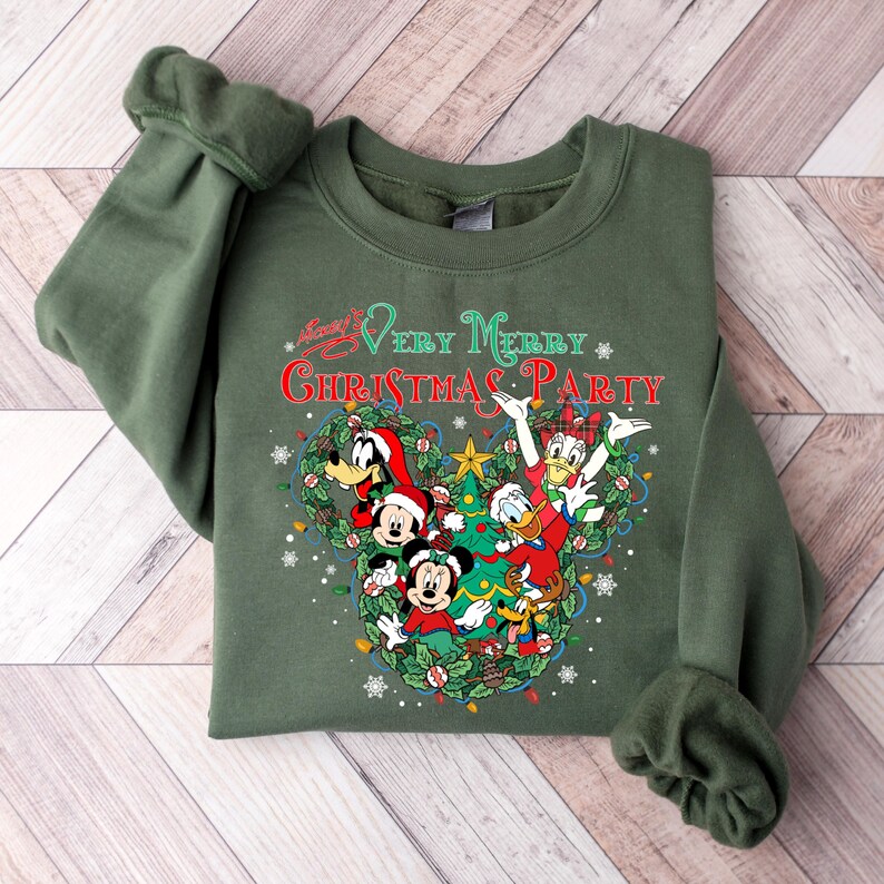 Disney Christmas Shirt, Mickey's Very Merry Christmas Sweatshirt, Christmas Family Shirts, Christmas Party 2025 Shirt, Christmas Gift Shirt bild 6