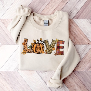 Love Fall Shirts, Thanksgiving Sweatshirt, Hello Pumpkin Shirt, Family Thanksgiving Shirt, Love Thanksgiving Shirt, Thanksgiving Pumpkin Tee