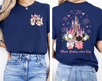 Disney Besties Shirt, Disney Magic Kingdom Minnie Daisy Shirt, Disneyland Summer Tee, Where Dreams Come True T-Shirt, Disney World Trip Tee