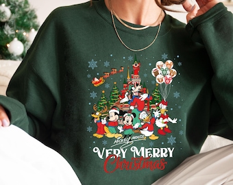 Mickey's Very Merry Christmas Party 2026 Shirts, Mickey And Friends Christmas Shirt, Walt Disneyworld Christmas Shirt, Magic Kingdom Shirt