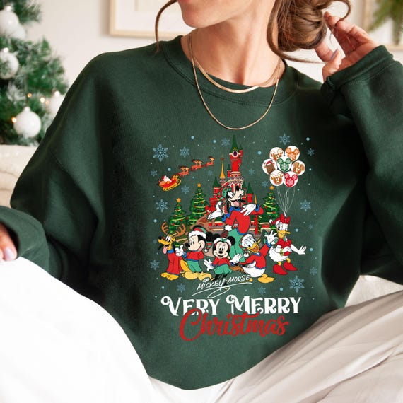 Mickey's Very Merry Christmas Party 2026 Shirts, Mickey and Friends Christmas Shirt, Walt Disneyworld Christmas Shirt, Magic Kingdom Shirt - Etsy