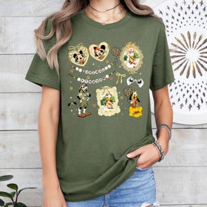 Mickey And Friends Coquette Bows Animal Kingdom Shirt, Disney Safari Mode Shirt, Magic Kingdom Family Trip Shirt, Mickey Minnie Safari Shirt image 2