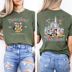 Camiseta de Disneyland California, camiseta de Disneyland Est. 1955, camiseta de vacaciones en Disneyworld, camiseta de Mickey y Minnie, camiseta de Walt Disney, camiseta de viaje a Disney imagen 10
