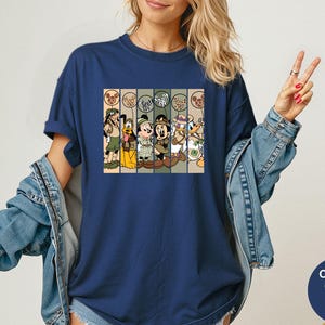 Comfort Colors® Mickey and Friends Safari Shirt, Disney Animal Kingdom T-Shirt, Mickey Safari Shirt, Disneyland Family Safari Trip Shirt image 5
