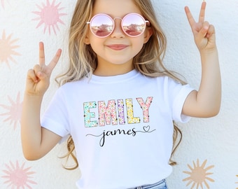 Camiseta personalizada con nombre para niños, camiseta personalizada para el primer día de clases, camiseta personalizada para jardín de infantes, camiseta escolar para niños pequeños, regalo para estudiantes