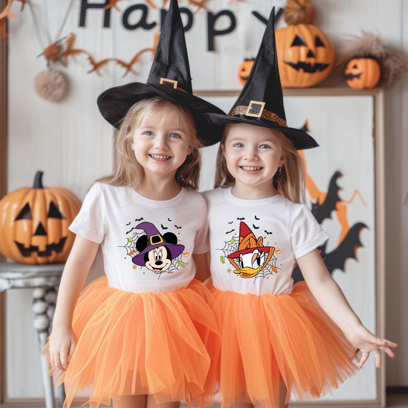 Disney Characters Halloween Shirt, Mickey and Friends Halloween Shirt, Mickey's Not So Scary Halloween Party Tee, Disney Spooky Season Shirt bild 2