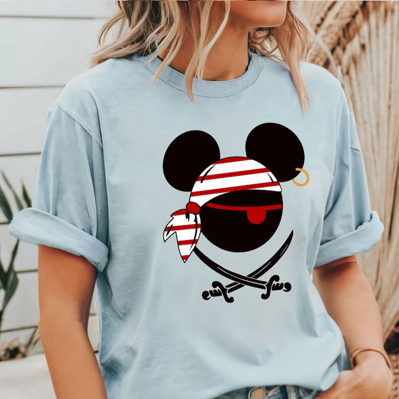 Disney Pirates of Caribbean Shirt, Mickey Minnie Pirates Shirt, Disney Cruise Shirt, Disney Family Matching Shirt, Disneyland Trip Sweat image 4