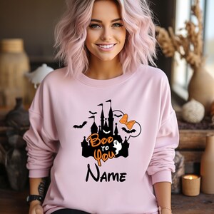 Boo To You Shirt, Custom Disney Halloween Family Matching Shirt, Halloween Party Shirt, Halloween Mickey And Minnie Shirt, Halloween Gift bild 5