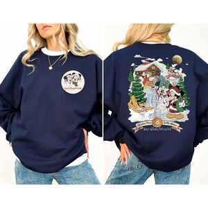 Walt Disney World Christmas Shirt, Mickey And Friends Christmas Shirt, Disney World Christmas Shirts, Merriest Place In the World T-Shirt image 5