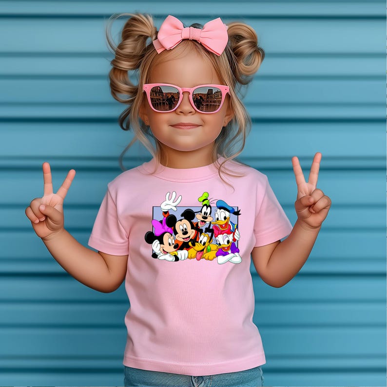 Mickey And Friends Shirt, Disney Mickey Mouse Sweatshirt, Matching Disney Trip T-Shirt, Disneyworld Family Trip Shirt, Disney Characters Tee image 3