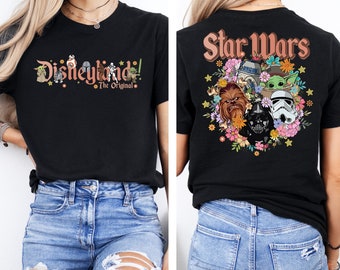 Camiseta de Galaxy Wars, camiseta de regalo de Star Wars, camiseta de personajes de Star Wars, camiseta original de Disneyland, camiseta de viaje a Disneyland, camiseta de viaje familiar