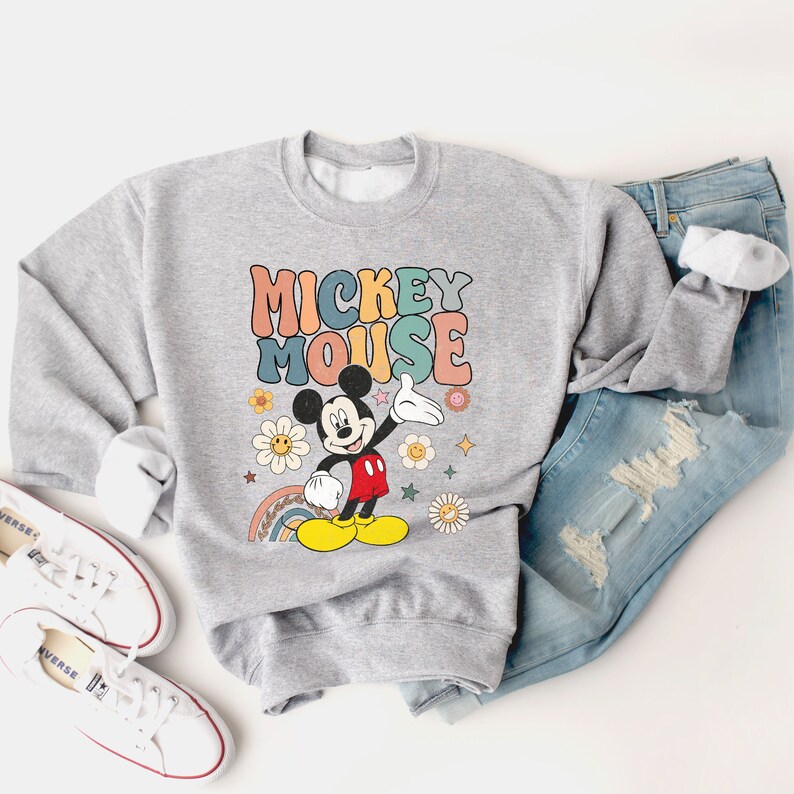 Retro Mickey Mouse Shirt, Vintage Mickey Shirt, Disney Vacation Tee, Disneyland Mickey Shirt, Magic Kingdom Shirt, Disney Family Trip Shirt image 10