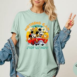Comfort Colors® Disney Mickey & Minnie Nothing Can Stop Us Now Shirt, Runaway Railway Shirt, Magic Kingdom Disneyland Family Vacation Gift image 7