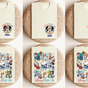 Custom Cruise T-Shirt, Disney Cruise Line Shirt, Mickey And Friends Cruise Shirt, Captain Mickey Shirt, Family Matching Tee, Disney Trip Tee