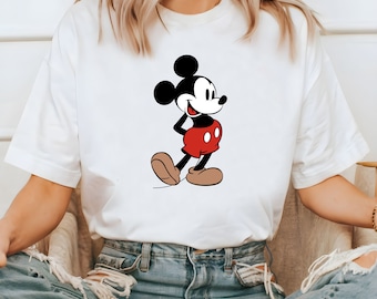 Disney Mickey Mouse Classic Sweatshirt, Magic Kingdom Holiday Shirt, Disney Family Birthday Gift for Adult Kid Toddler Tee, Disney Shirt