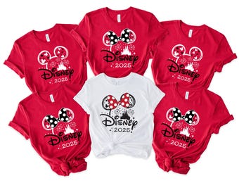 Custom Disney 2025 Shirt, 2025 Disney Tees, Disneyworld Shirts, Disney Trip Shirts, Disney Family Matching Shirt, Disneyland Vacation Shirt