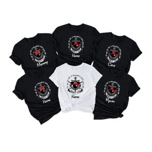 Custom Disney Pirates Family T-Shirt, Mickey And Minnie Pirate Shirt, Disney Pirate Family Matching Shirt, Disney Cruise Group Shirt imagem 1